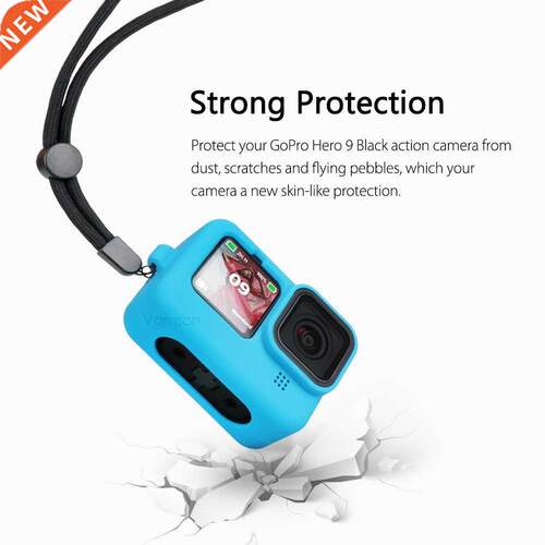 for Gopro Hero 9 Black Soft Silicone Case for Go pro Hero 9