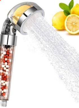 Bathroom Ionic Mineral Beads Shower Head with Vitamin C Show