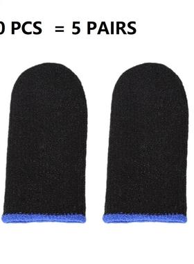 10pcs Mobile Game Fingertip Gloves for Gamer Sweatproof Anti