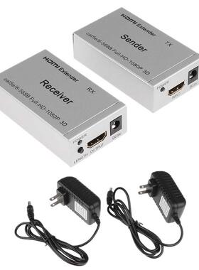60Meter HDMI Extender Transmitter Receiver CAT6 Ethernet Co