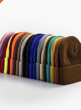 20 Colors New Korean Wool Acrylic Knitted Caps Women Men Sku