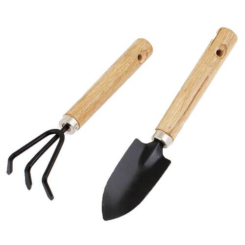 Plant Mini Gardening Spade Shovel Rake Set 2 in 1