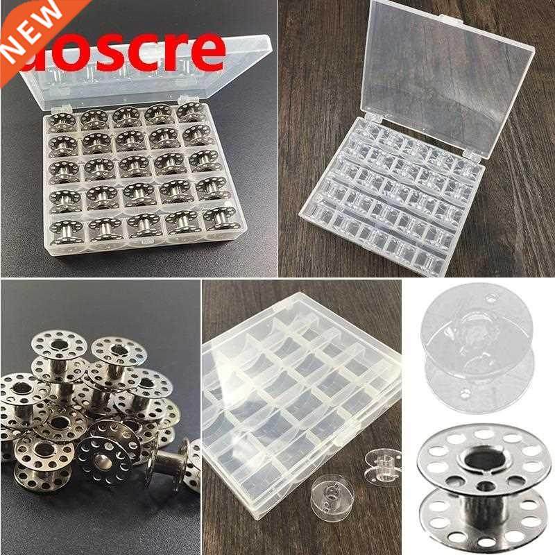 25pcs Sewing Machine Bobbins Spools Empty Bobbins Spools Sew