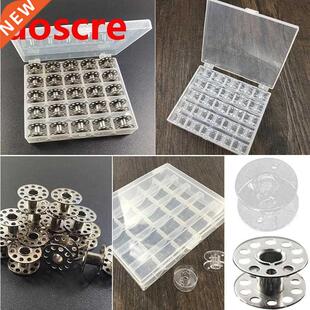 25pcs Sewing Machine Bobbins Spools Empty Bobbins Spools Sew