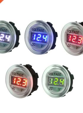 Car Motorcycle DC5V-48V LED Panel Digital Voltage Meter Disp