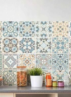24pcs Modern Simplicity Waterproof Tiles Mosaic Wall Sticker