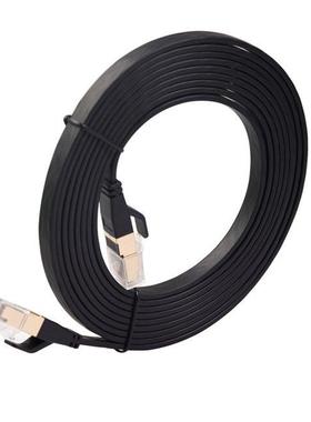 Oxygen-free Copper Tape Double-shielded CAT8 Flat Network Ca