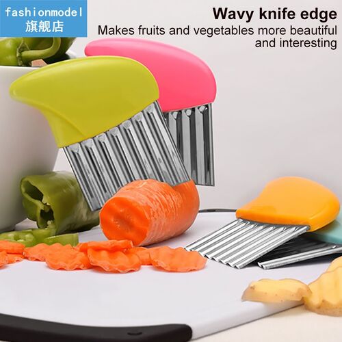 Potato Wavy Slicer Stainless Steel Fruit and Vegetable Wavy