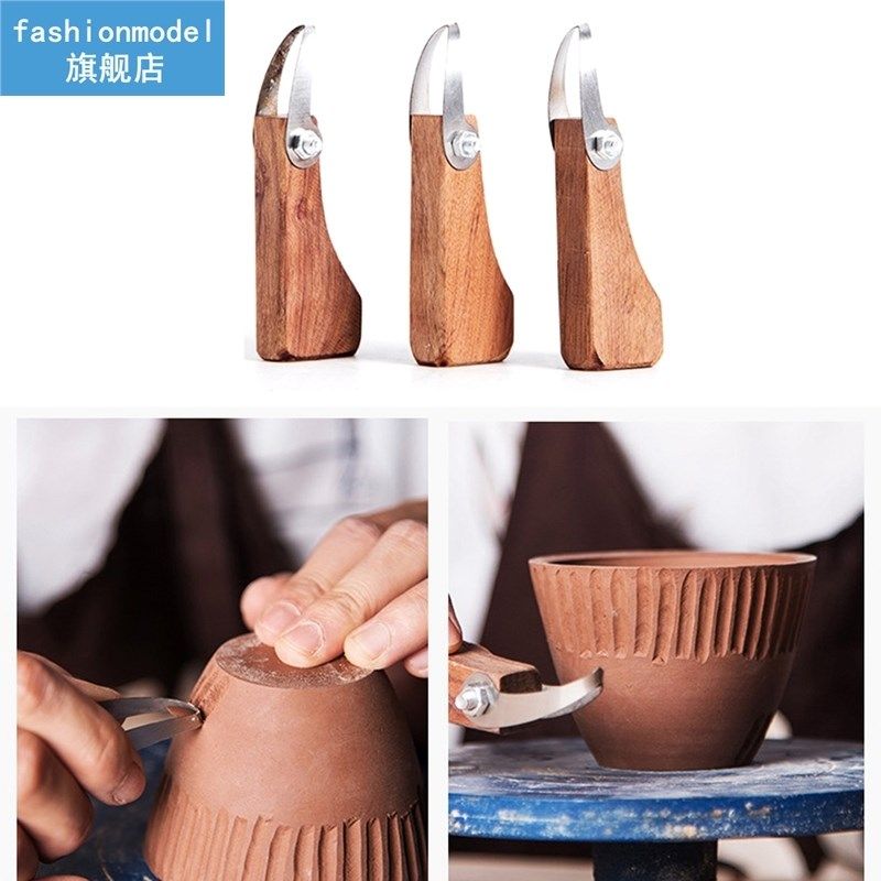 1PC Carving Texture Scraping Tool Pottery Ceramic Tools Larg