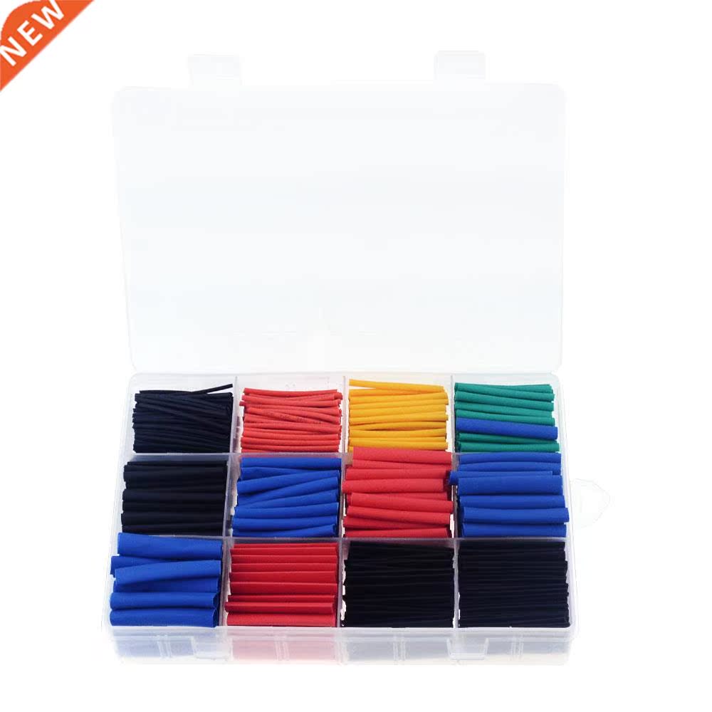 850PCS/Box 2:1 5 Color 12 Size Polyolefin Shrinking Assorted