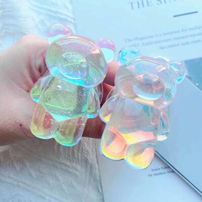 3D Cute Colorful Crystal Bear Grip Tok Korea Phone Holders S
