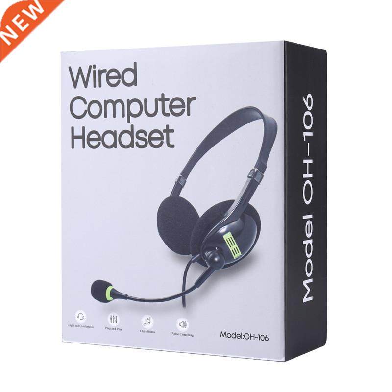 SB Headset with Microphone Noise Cancelling Computer PC Head