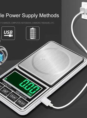 USB Charging Digital Pocket Scale 500g/0.01g Electronic Prot