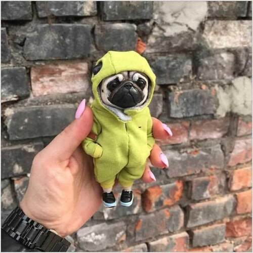 Animal Mogwai Handmade Dl Simulation Standing Puppy Plush