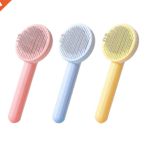 Split Design Mini Portble Dog Grooming Brush Pet Dog Hir