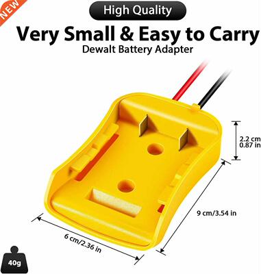 For Dewalt 18V/20V Max Battery Adapters To Dock Power Connec
