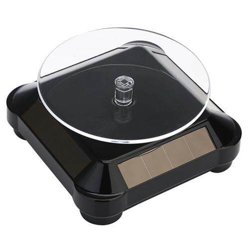 *Solar Showcase 60 Turntable Auto Rotating Stand Jewelry Wa