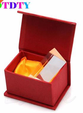 5cm Triangular Prisms Teaching Optical Glass Triple Physics