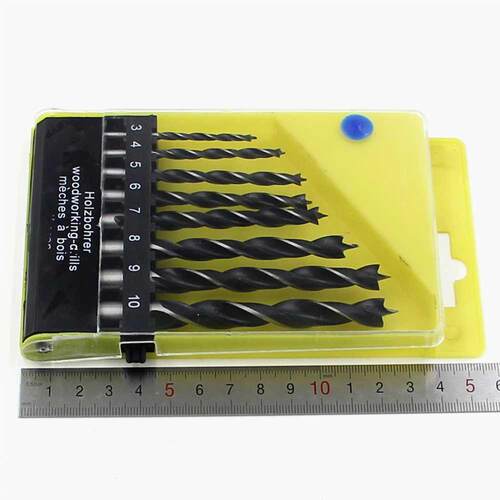 Arrival 8PCS 3 Flute wood Drill Bits Set 3mm-10mm for Woodwo