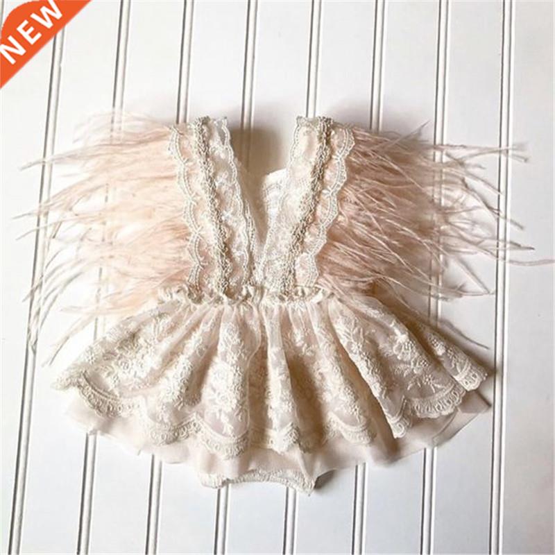 Princess Infant Baby Girls Lace Embroidery Romper Dress Swee