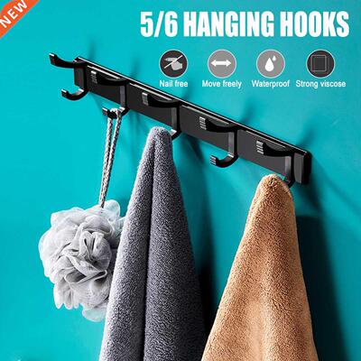 Coat Rack Wall Mounted Hooks For Hanging Hook Rail Coat Hang
