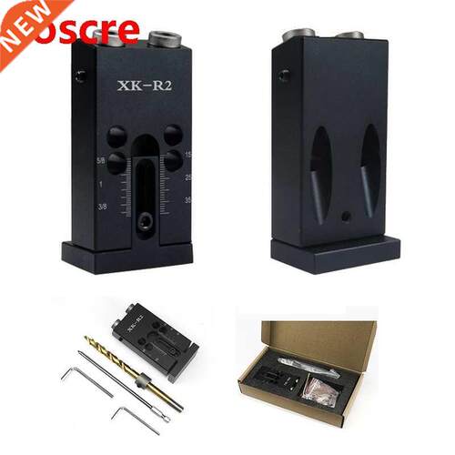 Mini Pocket Hole Jig Kit 9.5mm Screw Drill Portable Cpente
