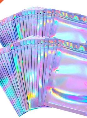 Wholesale Lashes Packaging Boxes Idea Holographic Laser Zip