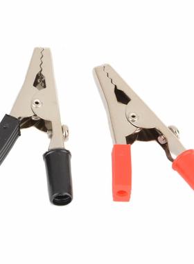 10PCS Crocodile Clips Insulated Handle Cale Screw Fixing Po