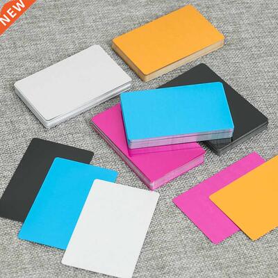 50 PCs/Set Portable Metal Busness Card Alumnum Blank Laser