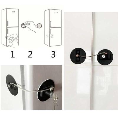 Quick and Easy Adhesive Baby Safety Window Cabinet Refrigera