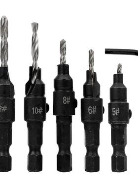 1/4 vis hexagonale ouvre-trou pour le travail du bois 5 pi&e