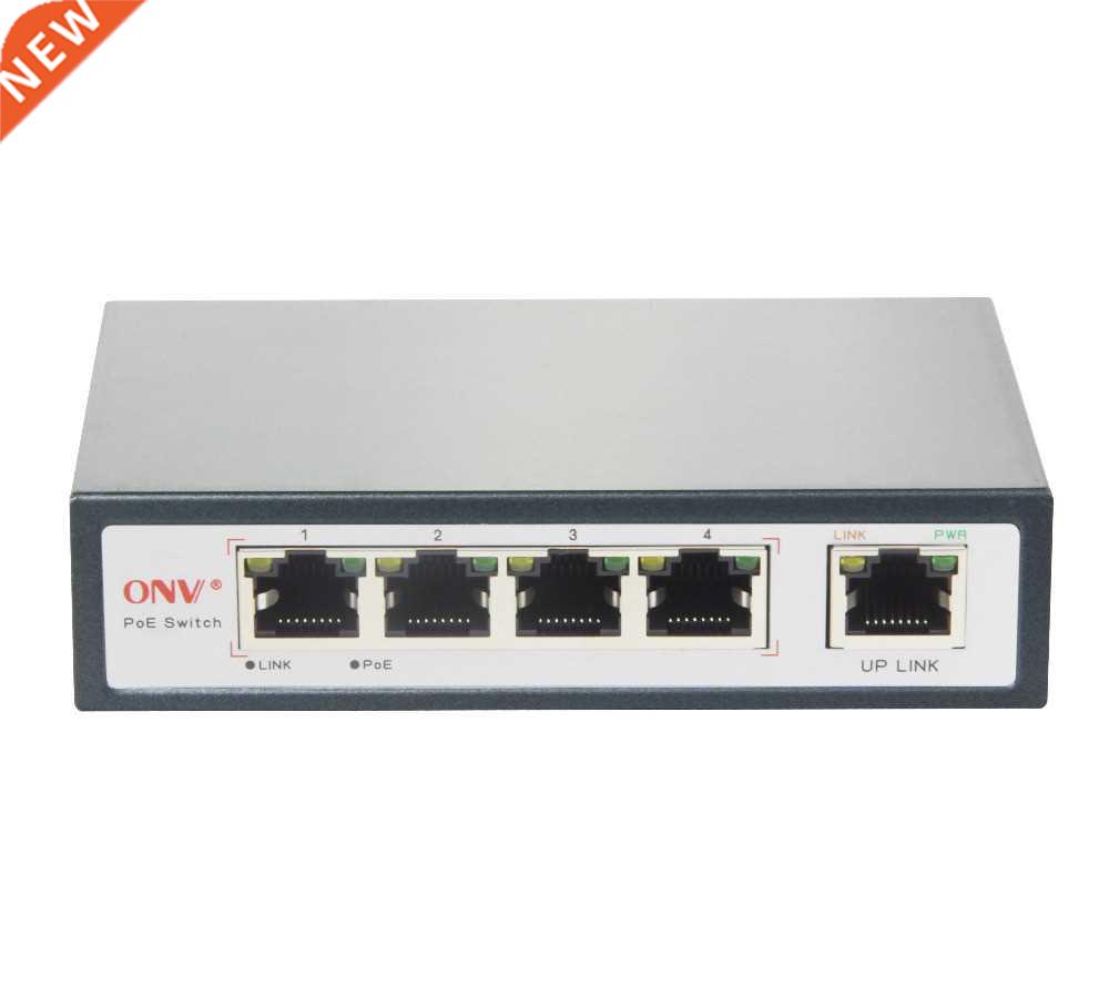 5 Port Switch with 4 AF PoE Ports and 1 Uplink 1.6Gbps IEEE8