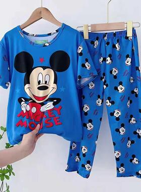 Spring And Autumn Children Pajamas Baby Clothing Cartoon T-S