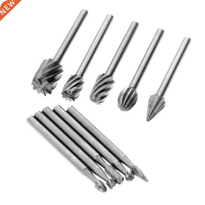 10Pcs 1/8 HSS Routing Router Drill Bits Set for Dremel Carbi