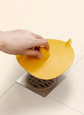 4pcs New TPR Floor Drain Cover Kitchen Bathroom Sewer Deodo