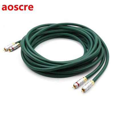 FA-220 6N OCC Red Copper RCA Audio Interconnect Cable With S