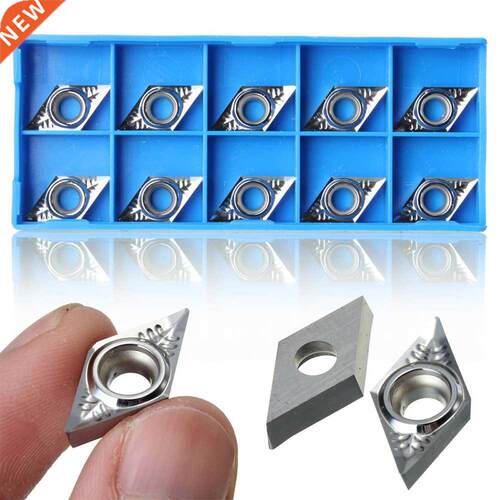 10Pcs Silver Blades DCGT11T304-AK H01 / DCGT32.51-AK H01 Car