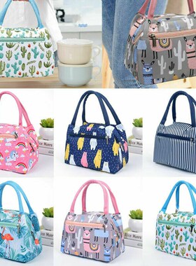 Lunch Bag Cooler Tote Portable Insulated Box Canvas Thermal