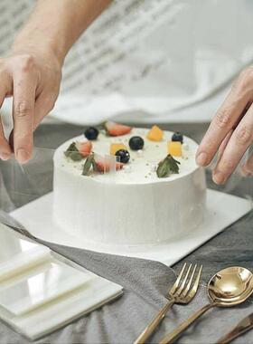 Self-adhesive Acetate Film 10PCS Clear Plastic Sheet Collars