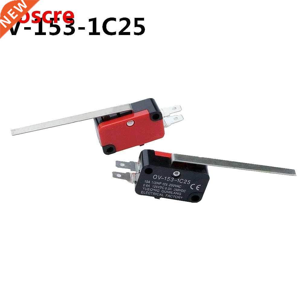 10Pcs Long Straig Hinge Lever SPDT Micro Limit Switch V-15