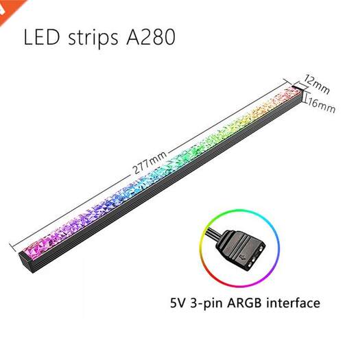 Aluminum Alloy RGB Computer Case Led Magnetic Stripe Compute
