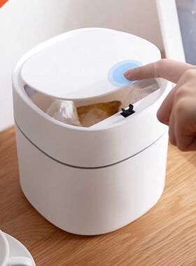 Mini Small Waste Bins Desktop Garbage Basket Home Table Plas