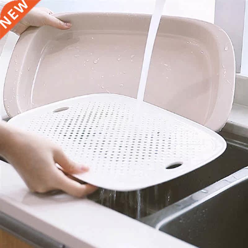 Silicone Colander Fruit Vegetable Washing Basket Strainer St