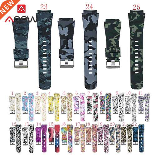22mm Printing Silicone Strap for Samsung Galaxy Watch 46mm