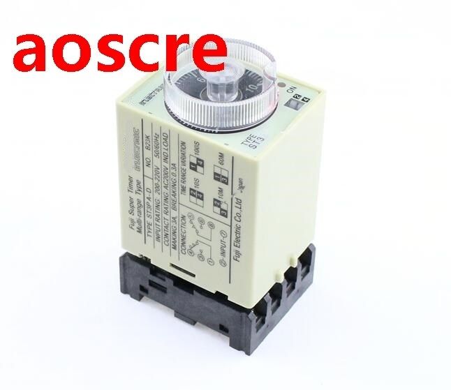 ST3PA series time relay / timer ST3P A-A/B/C/D/E/F/G  220V