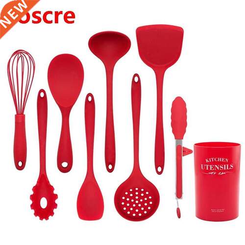 8/9/10 pcs Kitchen Utensils Silicone Heat Resistant Kitchen