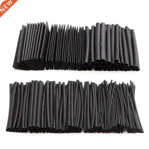 218pcs Weatherproof Polyolefin 2:1 Shrink Sleeving Tubing Tu