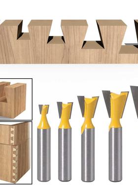 1pcs 8mm Shank Dovetail Joint Router Bits Set 14 Degree Wood