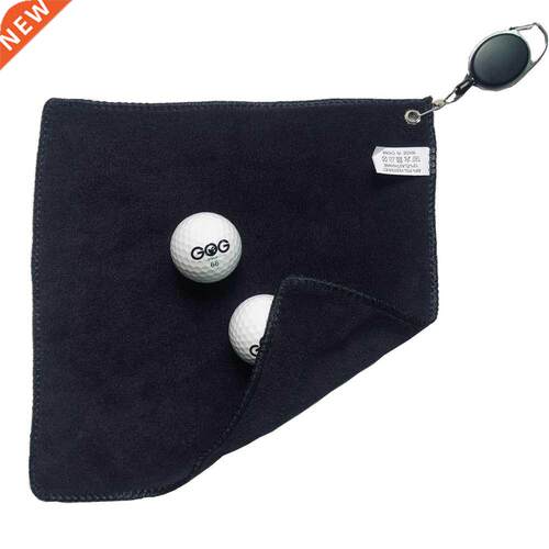 1pc 25*25cm black 88% cotton Golf towel Club Towel Square to