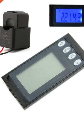 5 in 1 AC260V 100A Combo Panel Meter Volt Amp kWh Watt Worki